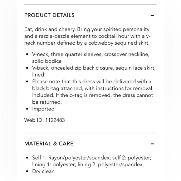 Kay Unger Sequin Stretch Empire Dress Size 12 - Picture 2 of 7